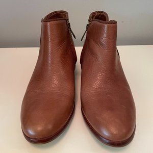 Sam Edelman Brown Leather Booties - Size 6.5